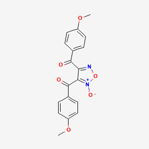 molecular formula C18H14N2O6 B3032728 呋喃，二-对-苯甲酰基-，2-氧化物 CAS No. 40499-78-3