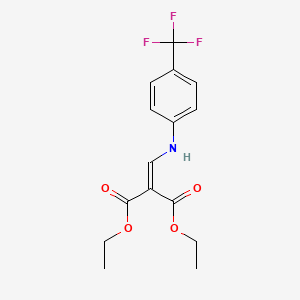 Diethyl 2-([4-(trifluoromethyl)anilino]methylene)malonate