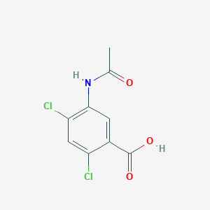molecular formula C9H7Cl2NO3 B3032775 5-(Acetylamino)-2,4-dichlorobenzoic acid CAS No. 50602-49-8
