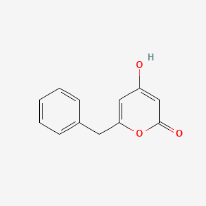 molecular formula C12H10O3 B3032776 6-Benzyl-4-hydroxy-2H-pyran-2-one CAS No. 50607-34-6