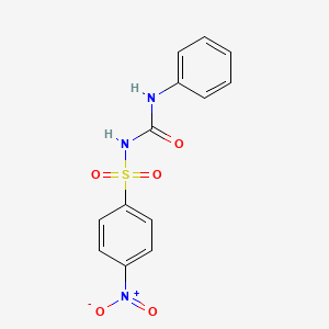 [(Anilinocarbonyl)amino](4-nitrophenyl)dioxo-lambda~6~-sulfane