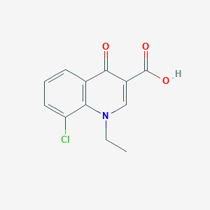 molecular formula C12H10ClNO3 B3032783 8-Chloro-1-ethyl-4-oxo-1,4-dihydroquinoline-3-carboxylic acid CAS No. 51395-55-2