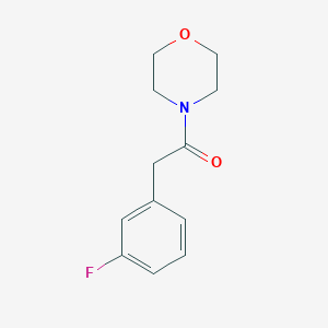 molecular formula C12H14FNO2 B303279 4-[(3-Fluorophenyl)acetyl]morpholine 