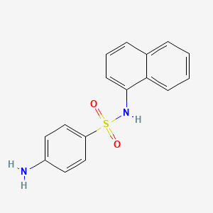 molecular formula C16H14N2O2S B3032791 4-Amino-n-(naphthalen-1-yl)benzene-1-sulfonamide CAS No. 52025-77-1
