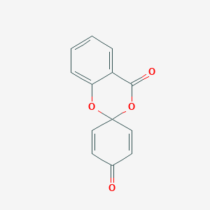 molecular formula C13H8O4 B303280 spiro(4H-[1,3]benzodioxine-2,4'-[2,5]cyclohexadiene)-1',4-dione 