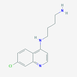 molecular formula C13H16ClN3 B3032803 4-(4-Aminobutyl)amino-7-chloroquinoline CAS No. 53186-45-1