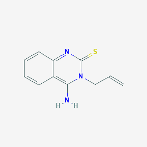 molecular formula C11H11N3S B3032808 4-Amino-3-prop-2-enylquinazoline-2-thione CAS No. 53486-62-7