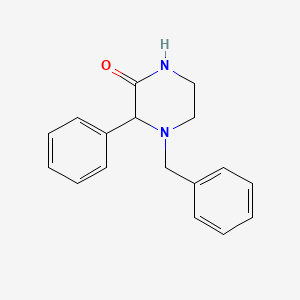 molecular formula C17H18N2O B3032812 4-Benzyl-3-phenylpiperazin-2-one CAS No. 5368-23-0