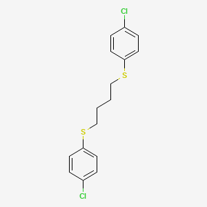 molecular formula C16H16Cl2S2 B3032815 1-Chloro-4-({4-[(4-chlorophenyl)sulfanyl]butyl}sulfanyl)benzene CAS No. 5409-96-1
