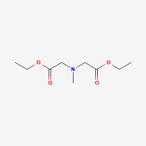 molecular formula C9H17NO4 B3032816 乙基 N-(2-乙氧基-2-氧代乙基)-N-甲基甘氨酸酯 CAS No. 5412-66-8