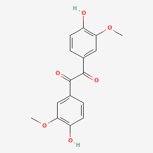molecular formula C16H14O6 B3032826 Vanillil CAS No. 5463-22-9