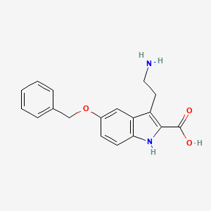 3-(2-aminoethyl)-5-(benzyloxy)-1H-indole-2-carboxylic acid