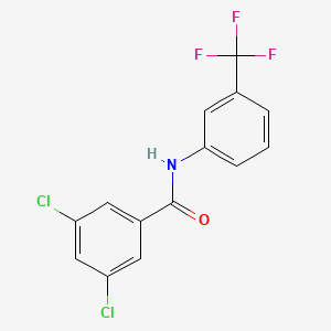 molecular formula C14H8Cl2F3NO B3032844 3,5-二氯-N-[3-(三氟甲基)苯基]苯甲酰胺 CAS No. 56661-34-8