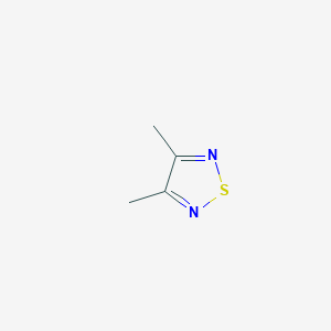 molecular formula C4H6N2S B3032850 3,4-Dimethyl-1,2,5-thiadiazole CAS No. 5728-21-2