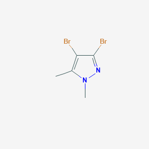 molecular formula C5H6Br2N2 B3032854 3,4-dibromo-1,5-dimethyl-1H-pyrazole CAS No. 5775-95-1