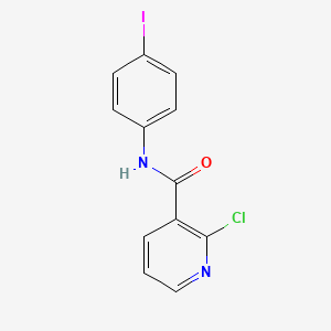 molecular formula C12H8ClIN2O B3032856 2-氯-N-(4-碘苯基)吡啶-3-甲酰胺 CAS No. 57841-58-4