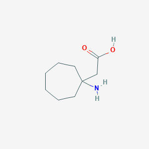 molecular formula C9H17NO2 B3032860 (1-氨基环庚基)乙酸 CAS No. 58885-91-9