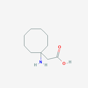 molecular formula C10H19NO2 B3032861 (1-Aminocyclooctyl)acetic acid CAS No. 58885-97-5