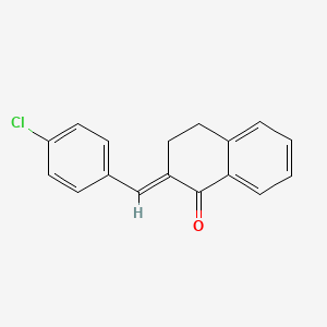 (E)-3,4-Dihydro-2-((4-chlorophenyl)methylene)-1(2H)-naphthalenone