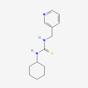 molecular formula C13H19N3S B3032865 1-Cyclohexyl-3-(pyridin-3-ylmethyl)thiourea CAS No. 59815-13-3