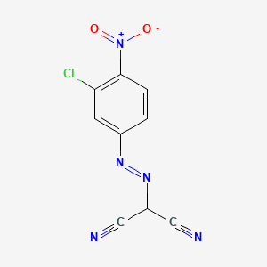 ((3-Chloro-4-nitrophenyl)azo)malononitrile
