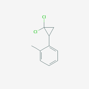 molecular formula C10H10Cl2 B3032892 1-(2,2-Dichlorocyclopropyl)-2-methylbenzene CAS No. 61693-47-8