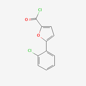 molecular formula C11H6Cl2O2 B3032896 5-(2-Chlorophenyl)furan-2-carbonyl chloride CAS No. 61941-89-7