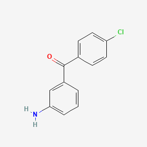 molecular formula C13H10ClNO B3032905 (3-Aminophenyl)(4-chlorophenyl)methanone CAS No. 62261-26-1