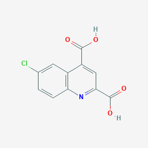 molecular formula C11H6ClNO4 B3032910 6-Chloroquinoline-2,4-dicarboxylic acid CAS No. 62482-28-4