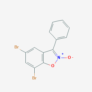 molecular formula C13H7Br2NO2 B303292 5,7-Dibromo-3-phenyl-1,2-benzisoxazol-2-ol 