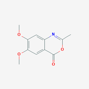 molecular formula C11H11NO4 B3032923 6,7-dimethoxy-2-methyl-4H-3,1-benzoxazin-4-one CAS No. 6286-65-3