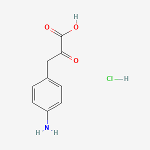 3-(4-Aminophenyl)-2-oxopropanoic acid hydrochloride