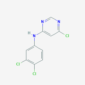 molecular formula C10H6Cl3N3 B3032928 6-Chloro-n-(3,4-dichlorophenyl)pyrimidin-4-amine CAS No. 6303-46-4