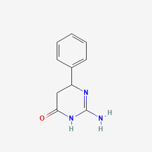 4(1H)-Pyrimidinone, tetrahydro-2-imino-6-phenyl-