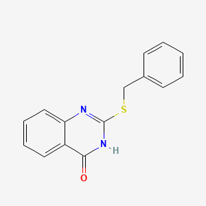 molecular formula C15H12N2OS B3032937 2-(Benzylthio)quinazolin-4(1H)-one CAS No. 6344-77-0
