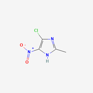 molecular formula C4H4ClN3O2 B3032944 4-Chloro-2-methyl-5-nitro-1H-imidazole CAS No. 63662-67-9