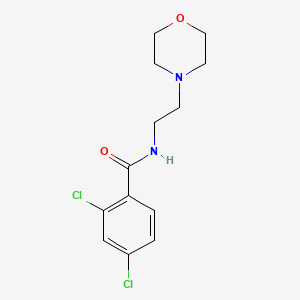 molecular formula C13H16Cl2N2O2 B3032957 Benzamide, 2,4-dichloro-N-(2-(4-morpholinyl)ethyl)- CAS No. 64544-21-4