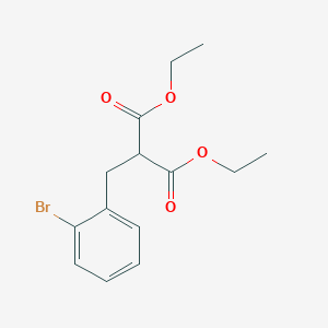 molecular formula C14H17BrO4 B3032973 2-(2-溴苄基)丙二酸二乙酯 CAS No. 66192-11-8