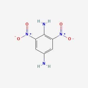 molecular formula C6H6N4O4 B3032982 2,6-Dinitrobenzene-1,4-diamine CAS No. 67382-08-5