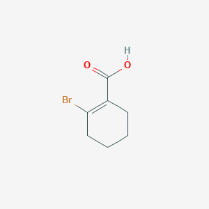 molecular formula C7H9BrO2 B3032998 1-环己烯-1-羧酸，2-溴- CAS No. 68965-62-8