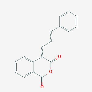 1H-2-Benzopyran-1,3(4H)-dione, 4-(3-phenyl-2-propenylidene)-