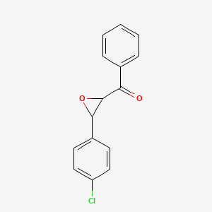 molecular formula C15H11ClO2 B3033007 [3-(4-Chlorophenyl)oxiran-2-yl](phenyl)methanone CAS No. 6969-01-3