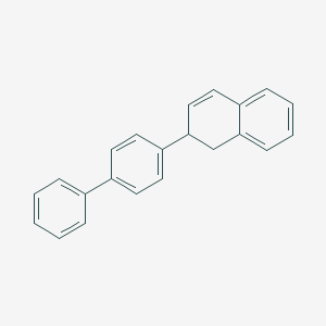molecular formula C22H18 B3033009 2-(4-Phenylphenyl)-1,2-dihydronaphthalene CAS No. 69716-53-6