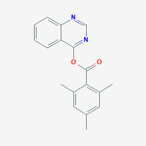 molecular formula C18H16N2O2 B303301 4-Quinazolinyl 2,4,6-trimethylbenzoate 