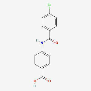 molecular formula C14H10ClNO3 B3033014 4-(4-Chlorobenzoylamino)benzoic acid CAS No. 70204-56-7