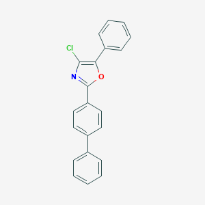 molecular formula C21H14ClNO B303303 2-[1,1'-Biphenyl]-4-yl-4-chloro-5-phenyl-1,3-oxazole 