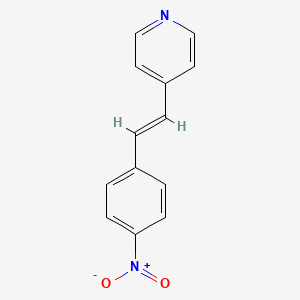 molecular formula C13H10N2O2 B3033043 4-[(E)-2-(4-nitrophenyl)vinyl]pyridine CAS No. 7372-12-5