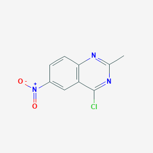 molecular formula C9H6ClN3O2 B3033047 4-Chloro-2-methyl-6-nitroquinazoline CAS No. 74151-22-7
