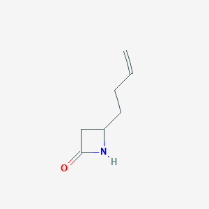 2-Azetidinone, 4-(3-butenyl)-