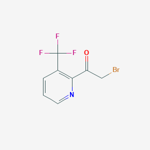 2-Bromo-1-(3-(trifluoromethyl)pyridin-2-YL)ethanone